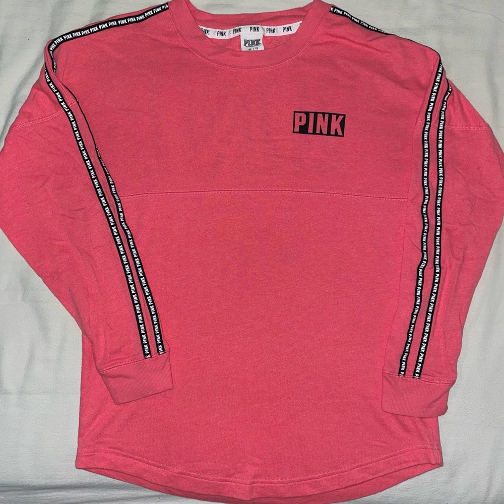 PINK logo long sleeve jersey